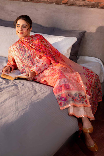 Nishat Linen 3 Piece - Digital Printed Embroidered Suit - 42501485 Online Shopping